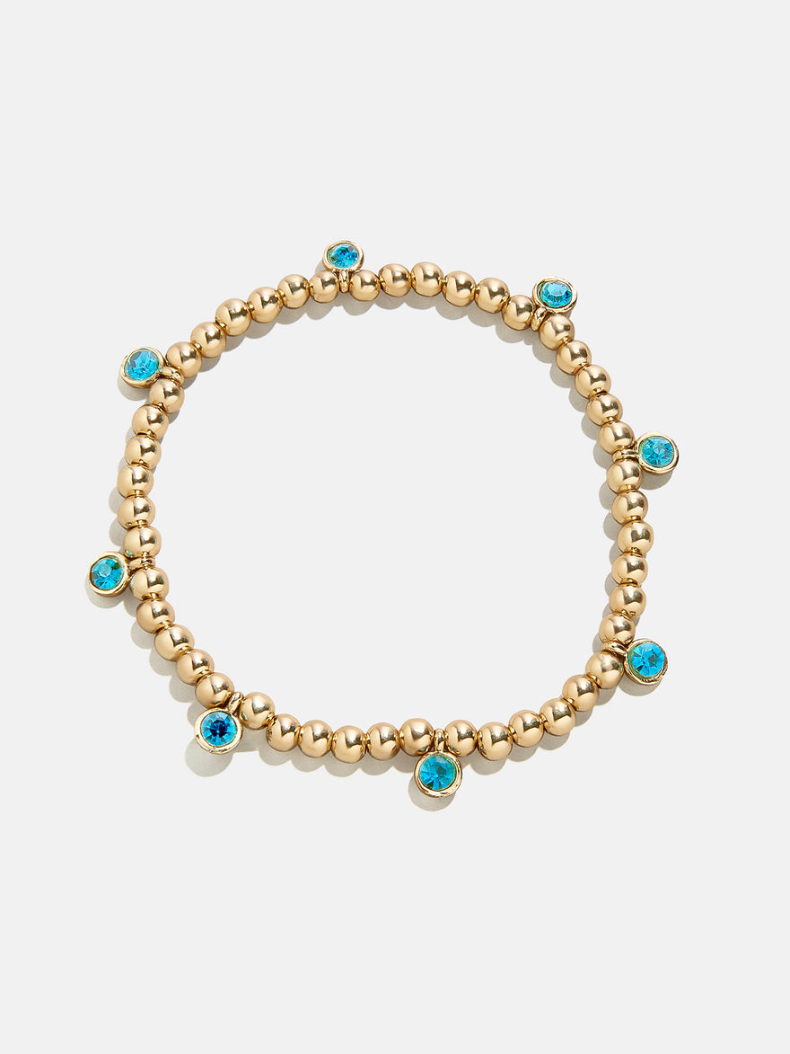 Birthstone Pisa Bracelet - Aquamarine