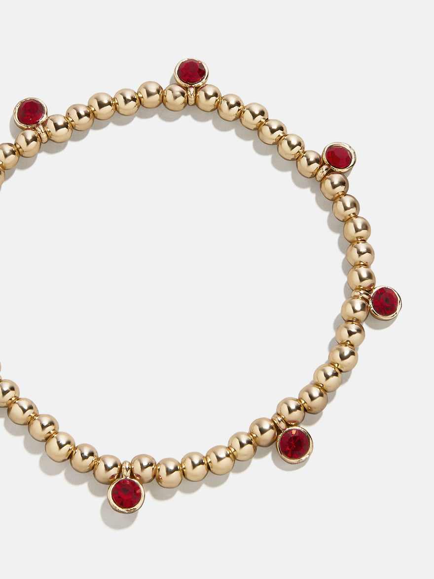 Birthstone Pisa Bracelet - Ruby