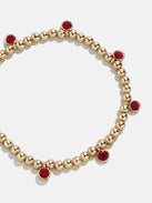 Birthstone Pisa Bracelet - Ruby