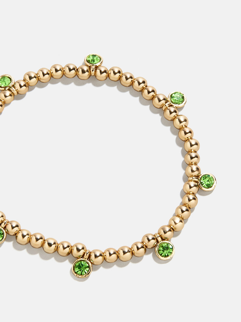 Birthstone Pisa Bracelet - Peridot