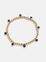 BaubleBar Birthstone Pisa Bracelet - Sapphire - 
    Gold beaded bracelet for stacking
  

