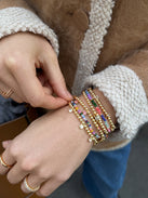 Birthstone Pisa Bracelet - Light Amethyst