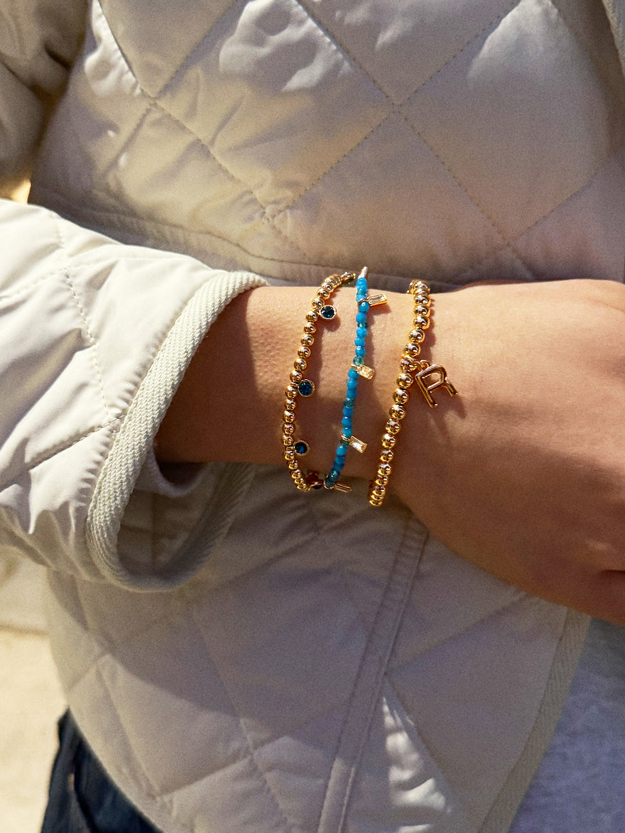 Birthstone Pisa Bracelet - Peridot