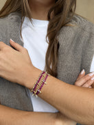 Birthstone Pisa Bracelet - Amethyst