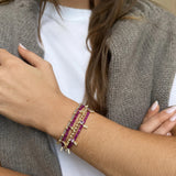 Birthstone Pisa Bracelet - Amethyst