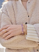 Birthstone Pisa Bracelet - Rose