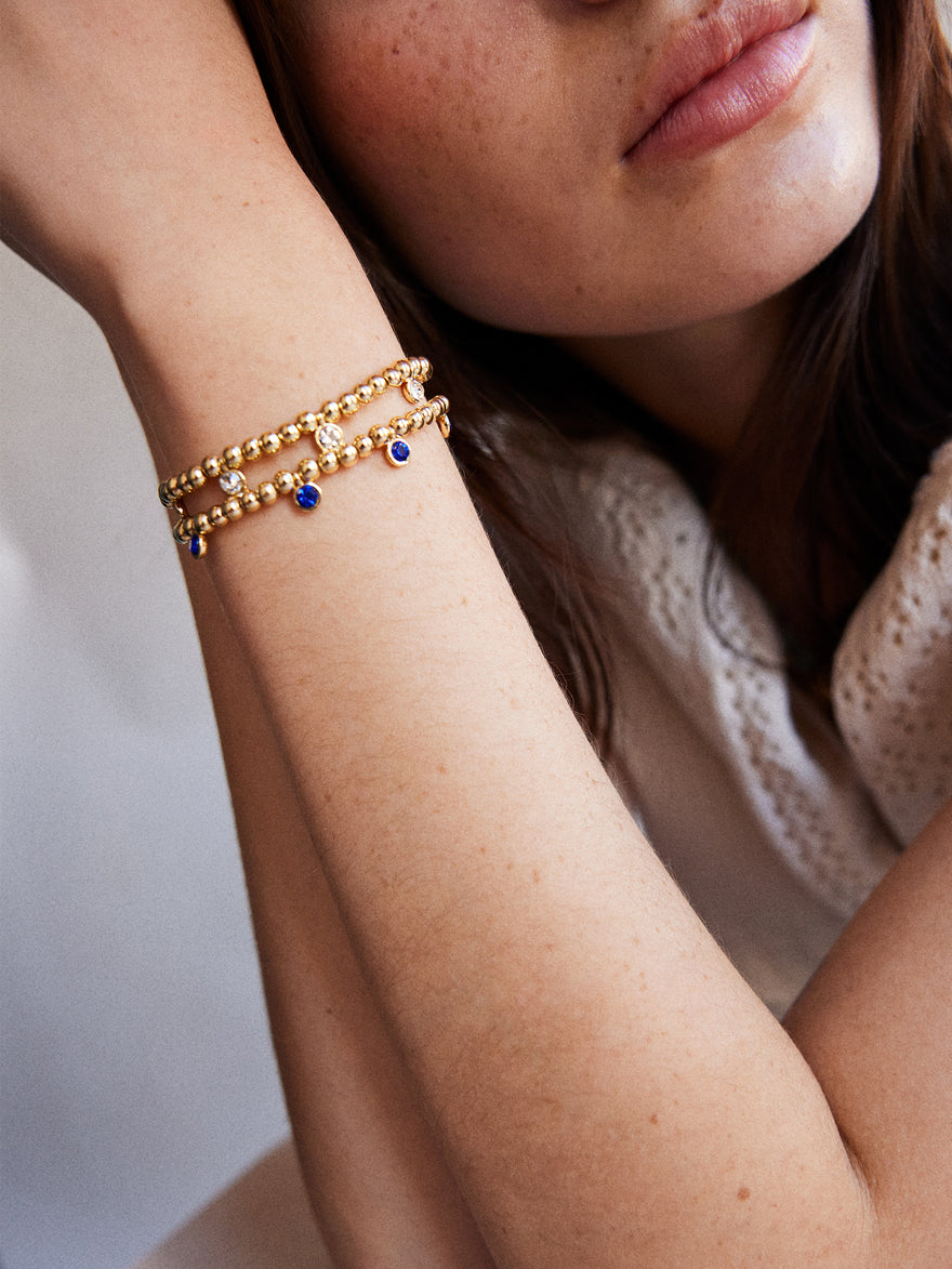 Birthstone Pisa Bracelet - Crystal