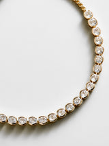 BaubleBar Brooke Tennis Bracelet - Round Stone - 
    Gold tennis bracelet for stacking
  
