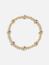 BaubleBar D - 
    Beaded bracelet for stacking 
  
