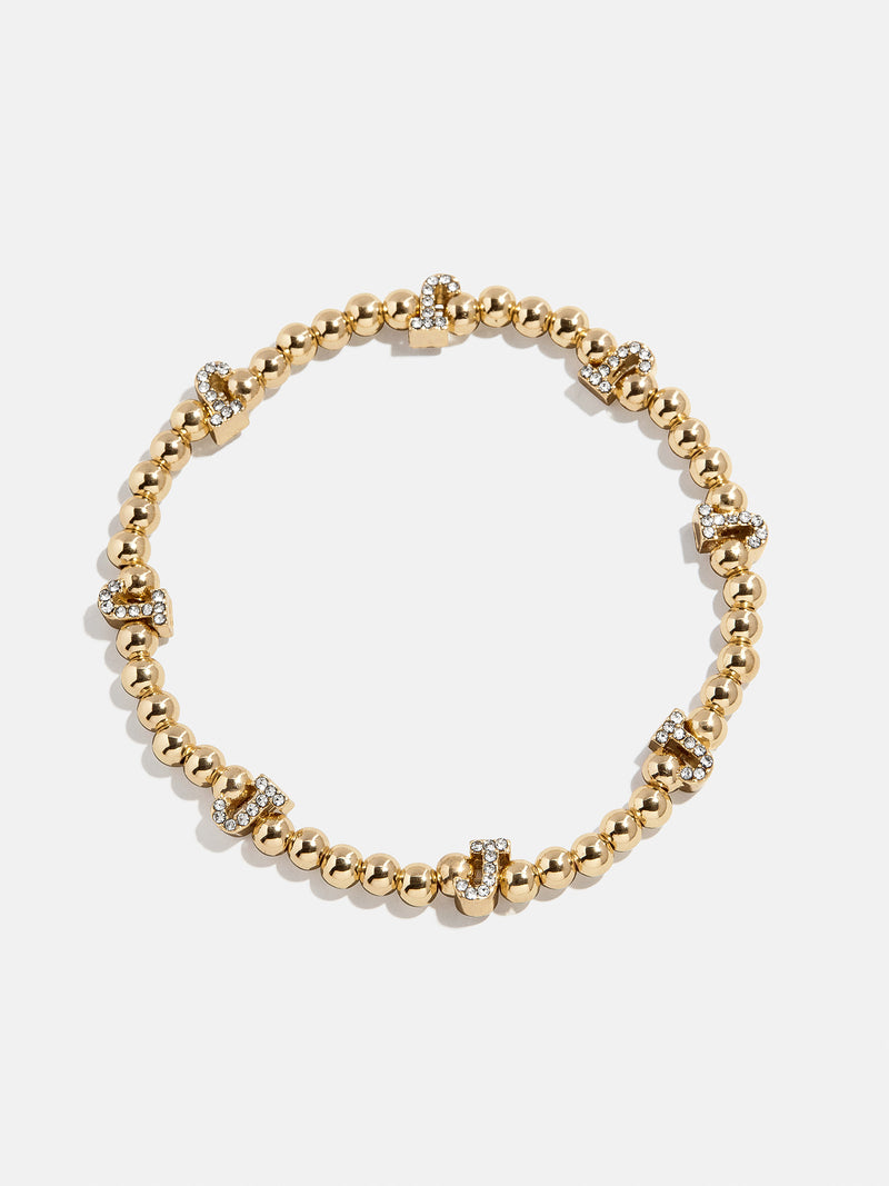 BaubleBar J - 
    Beaded bracelet for stacking 
  
