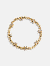 BaubleBar Gold/Pavé Repeating Initial Pisa Bracelet - Y - 
    Beaded bracelet for stacking 
  
