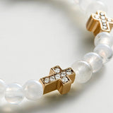 Peace of Mind Semi-Precious Bracelet - Cross