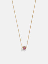 BaubleBar Tatum Birthstone Necklace - Amethyst - 
    Black Friday Deal
  
