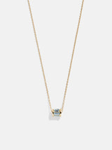 BaubleBar Tatum Birthstone Necklace - Aquamarine - 
    Black Friday Deal
  
