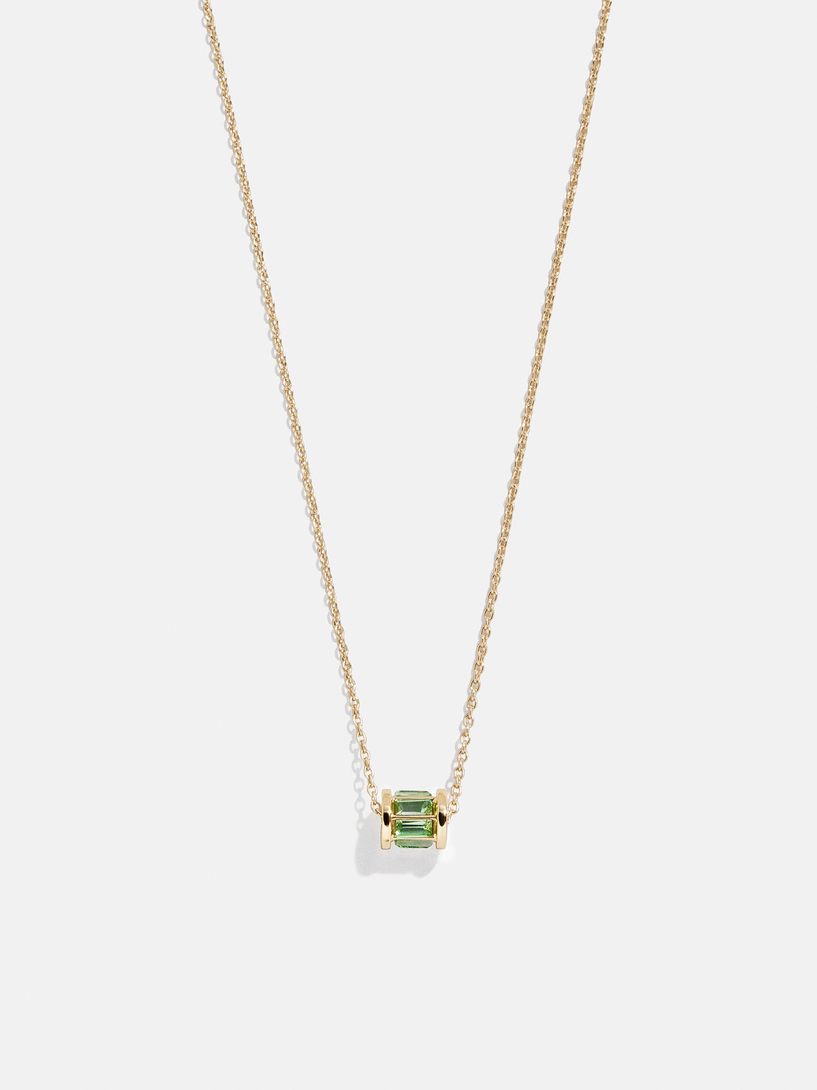 Tatum Birthstone Necklace - Peridot