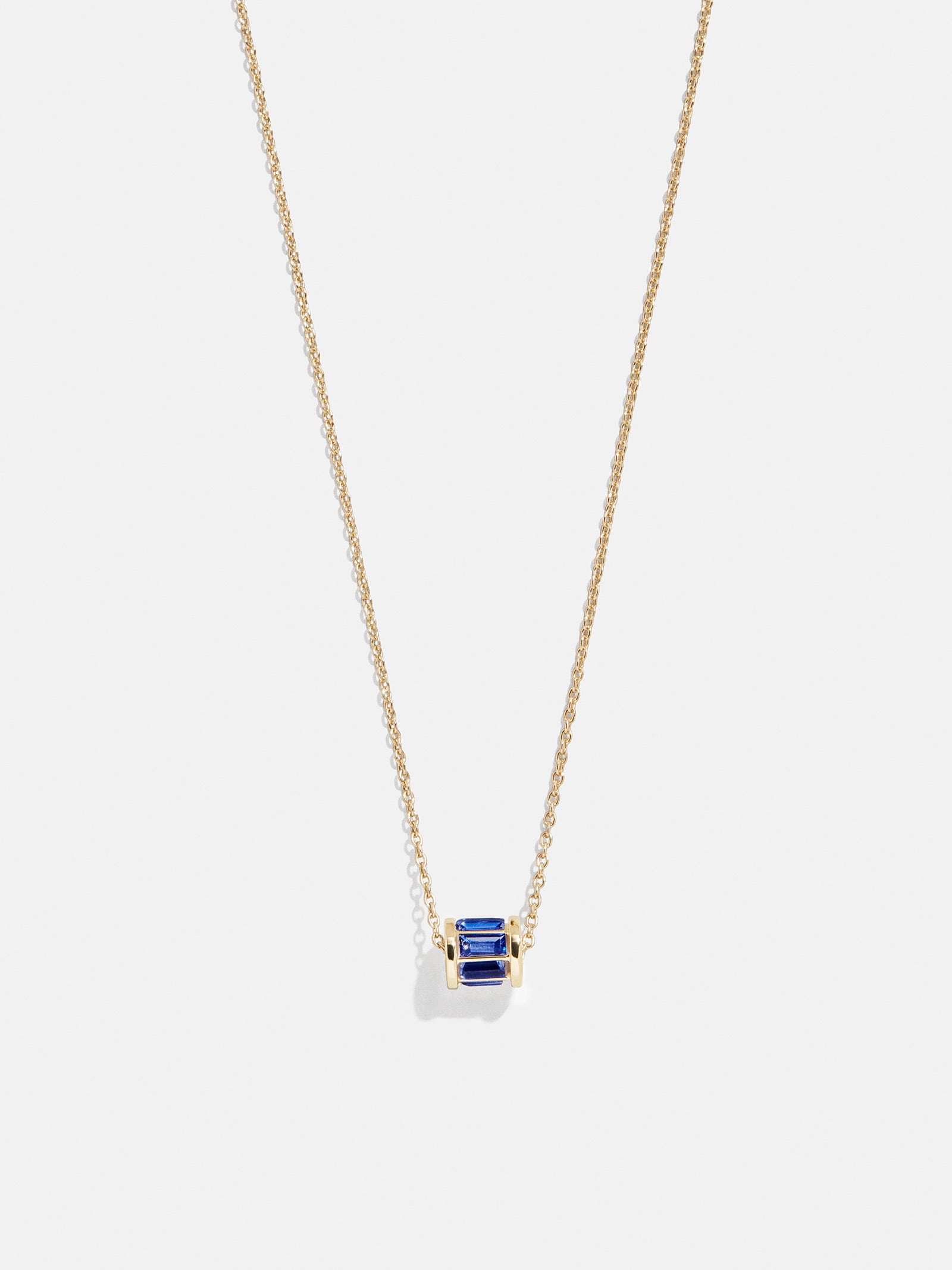 Tatum Birthstone Necklace - Sapphire