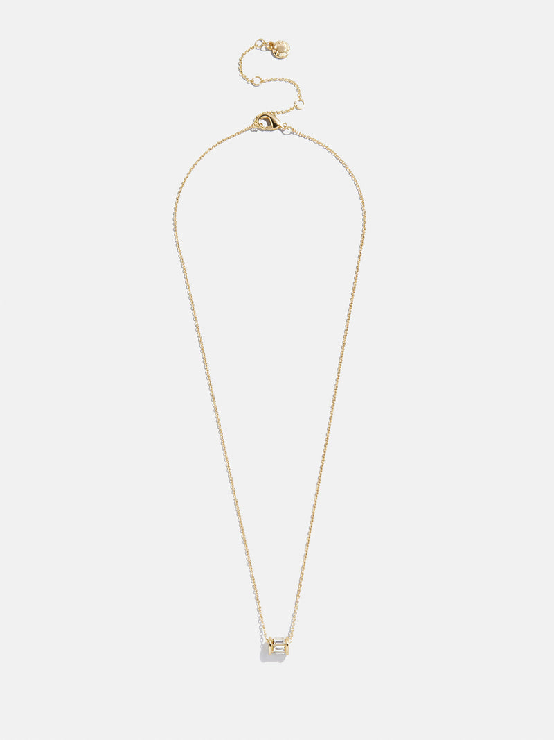 BaubleBar Tatum Birthstone Necklace - Crystal - 
    Black Friday Deal
  
