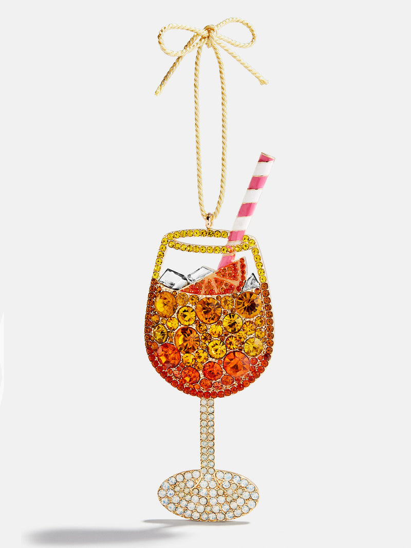 BaubleBar Merry Spritz-mas Cocktail Ornament - Aperol Spritz - 
    Christmas holiday ornament 
  
