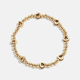Gold Repeating Initial Pisa Bracelet - C