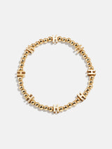 BaubleBar Gold Repeating Initial Pisa Bracelet - H - 
    SALE STYLES START AT $10
  
