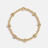 Gold Repeating Initial Pisa Bracelet - I