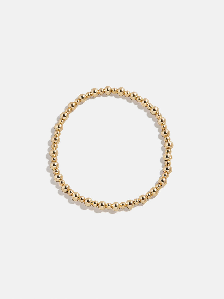 Chelsea Pisa Bracelet - 3MM/4MM Alternating Gold Pisa