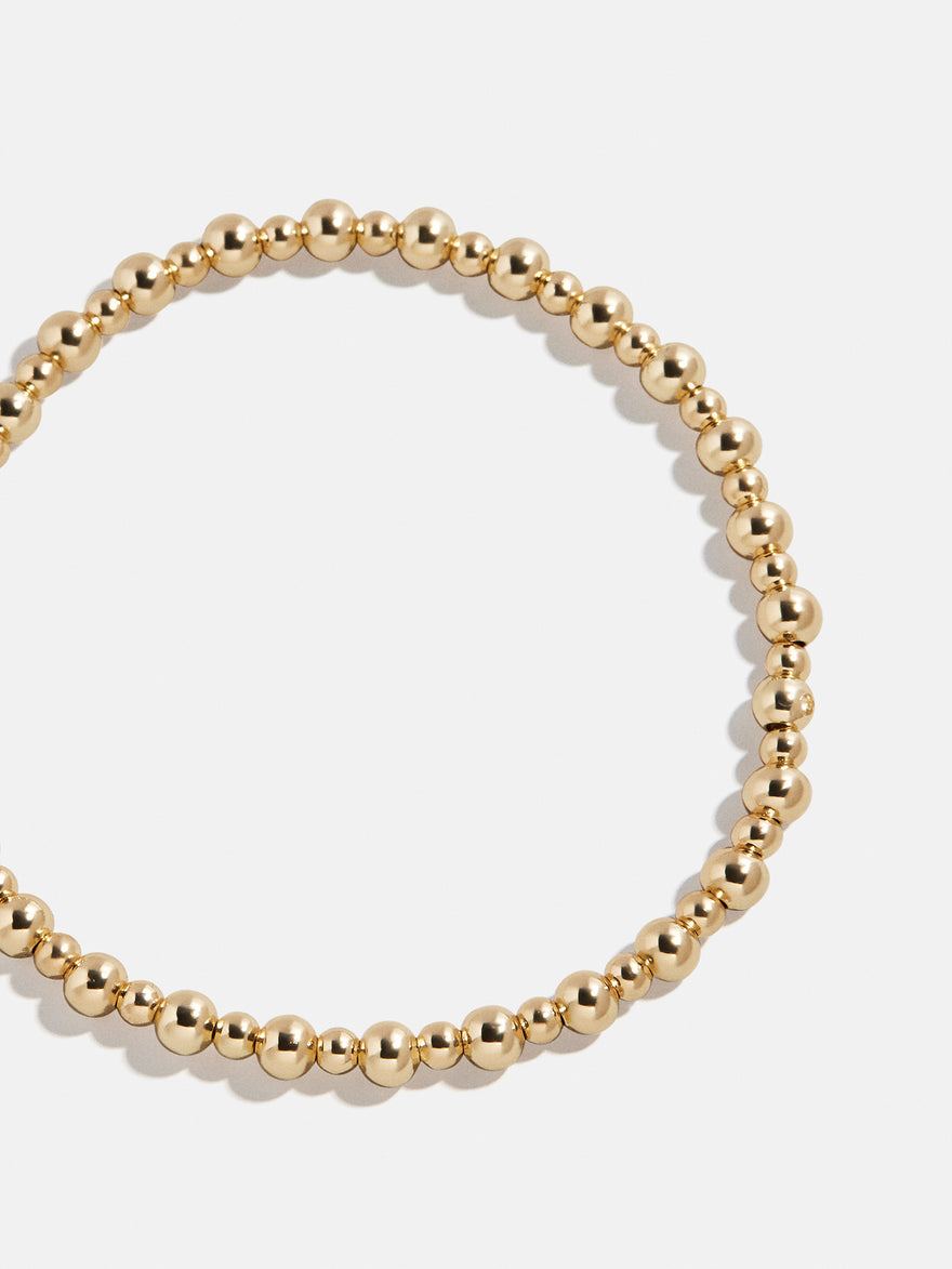 Chelsea Pisa Bracelet - 3MM/4MM Alternating Gold Pisa