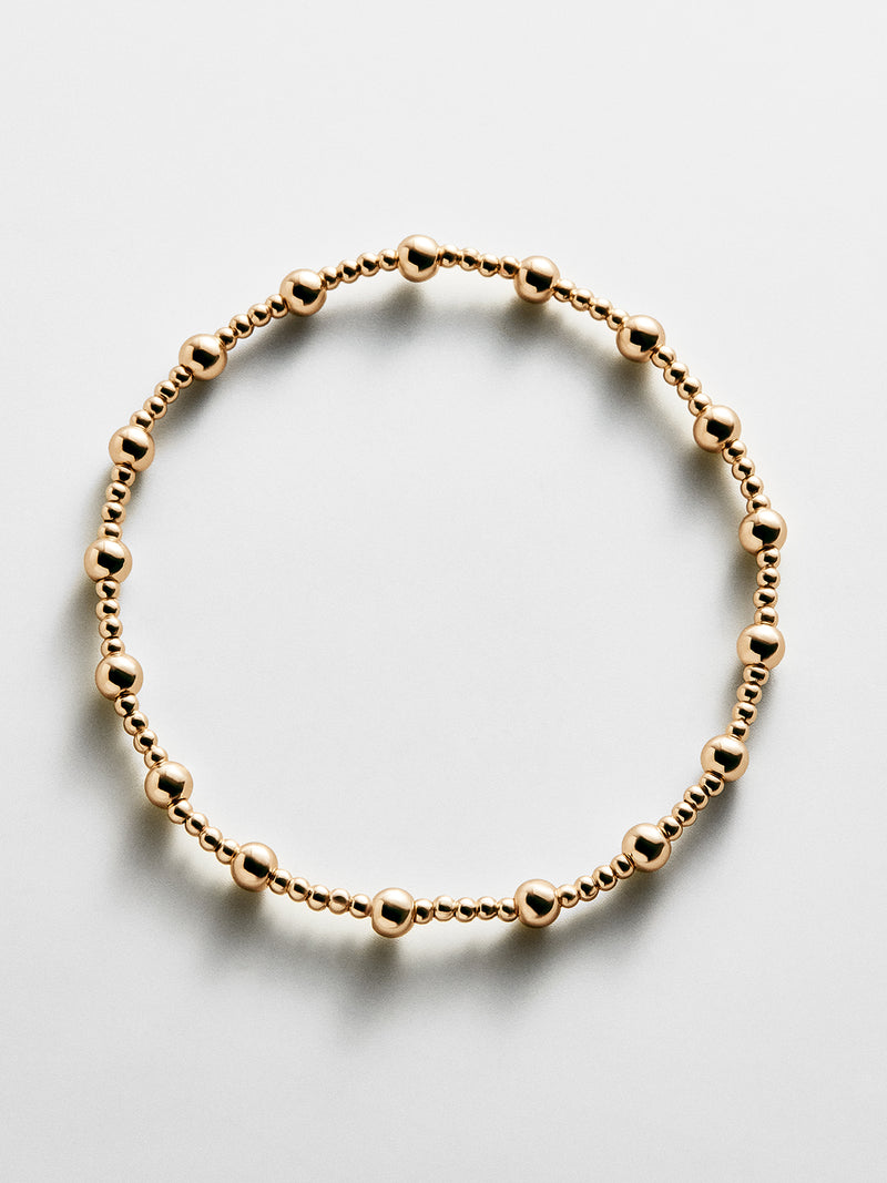 Chelsea Pisa Bracelet - 2MM/4MM Gold Pisa