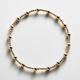 Chelsea Pisa Bracelet - 2MM/4MM Gold Pisa