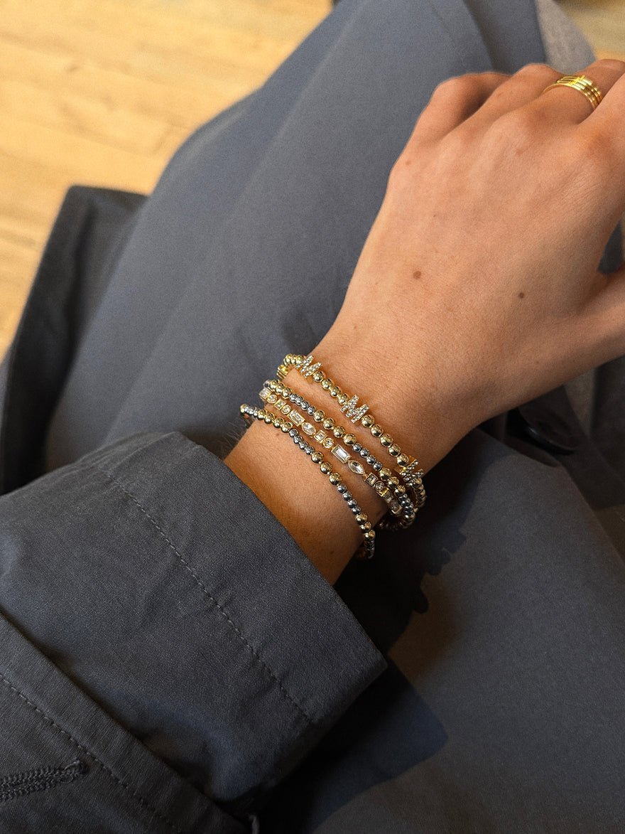 Paula Pisa Bracelet - 3MM/4MM Grouped