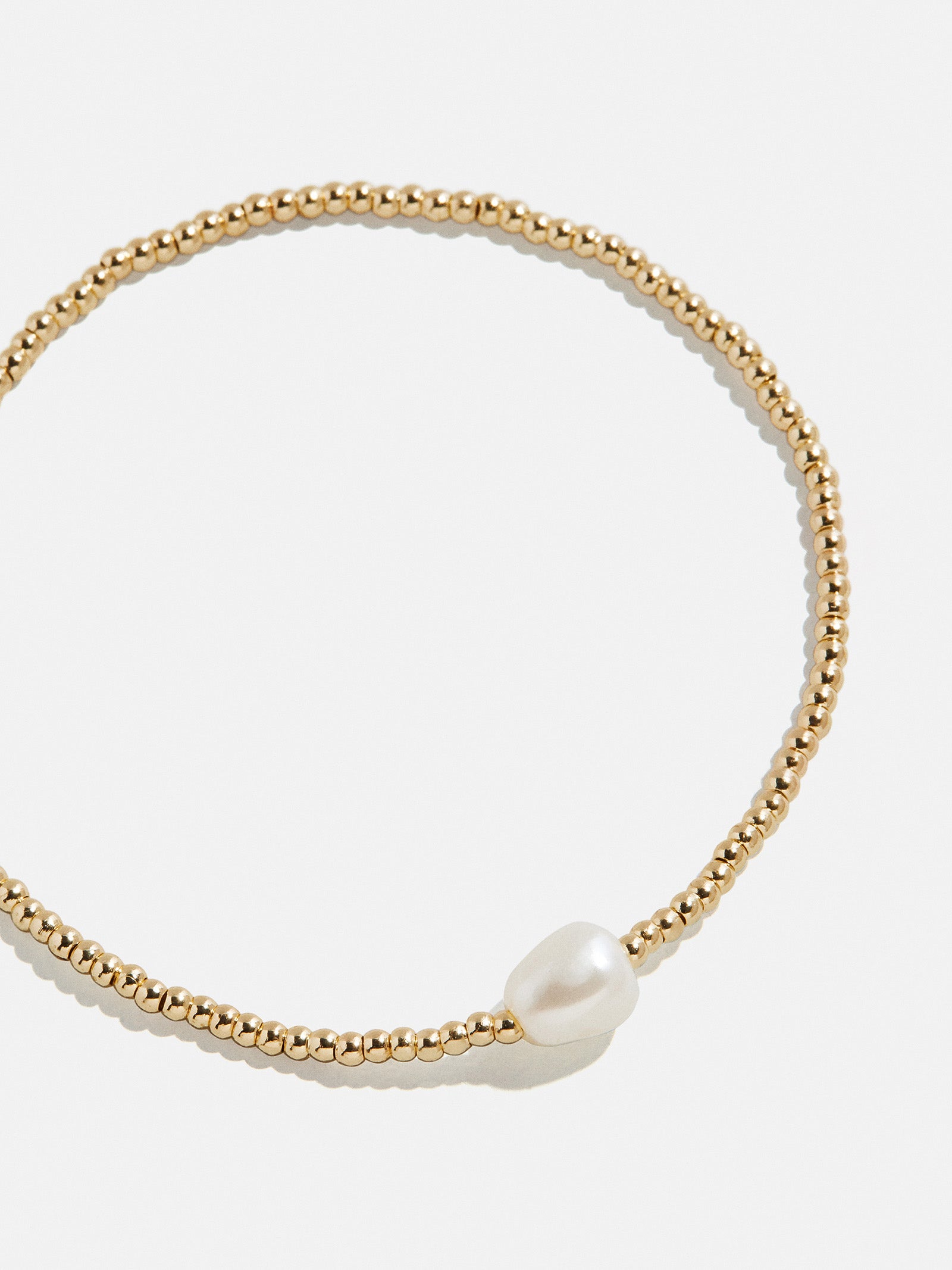 Pearl Stretch Bracelet - Single Pearl