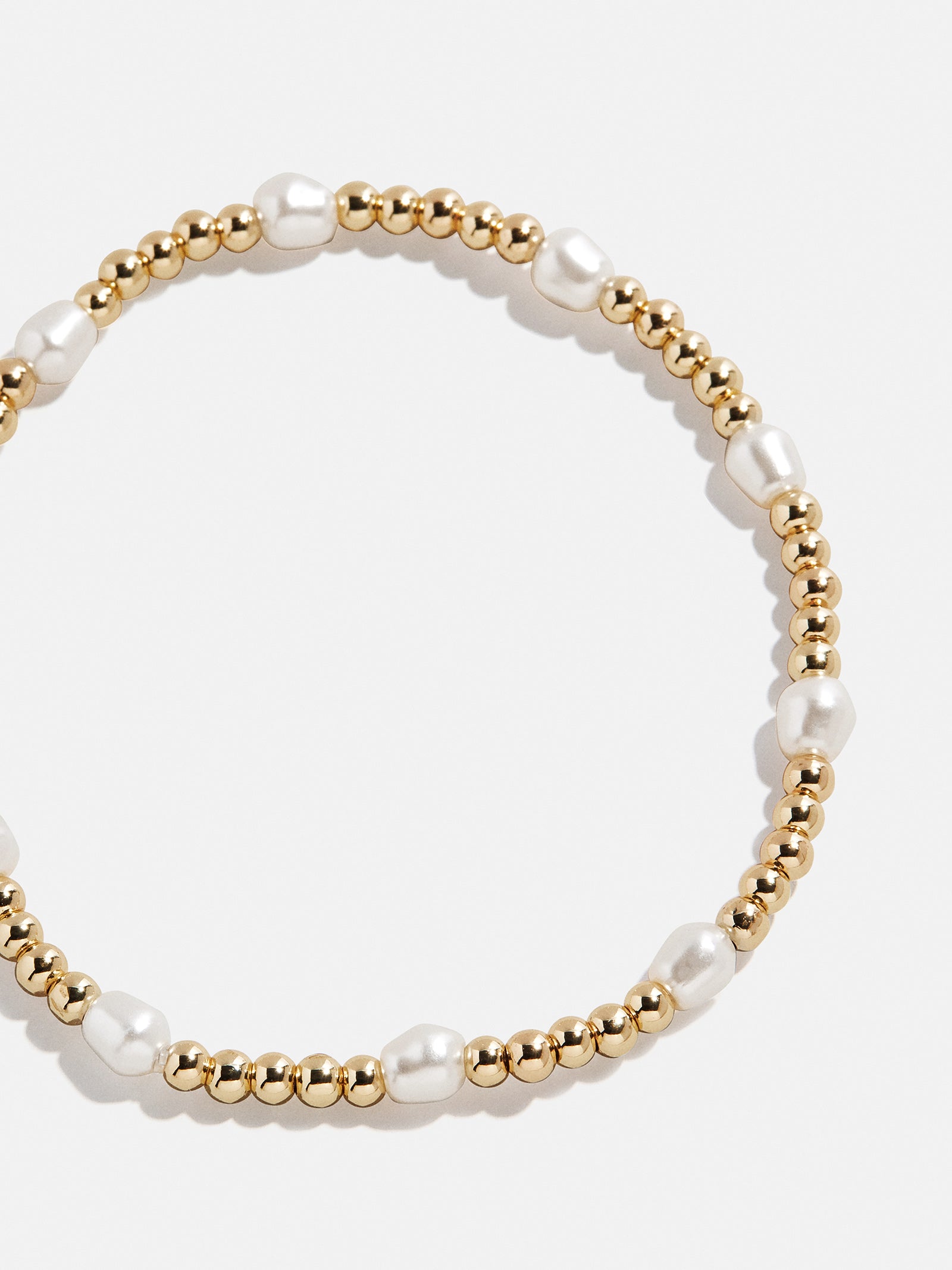 Pearl Stretch Bracelet - Spaced Pearls