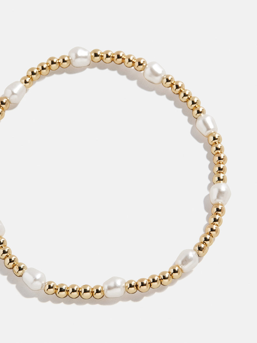 Pearl Stretch Bracelet - Alternating Pearl