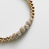 Pavé Pisa Bracelet - Centered Row Pavé