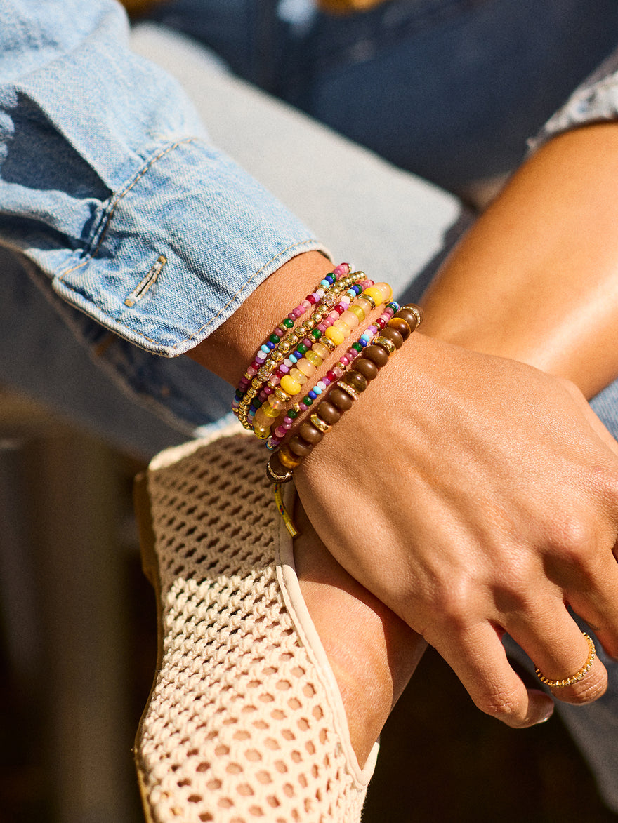 Emily Semi-Precious Bracelet - Dark Multi