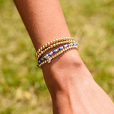 Chelsea Pisa Bracelet - 3MM/4MM Grouped Gold Pisa