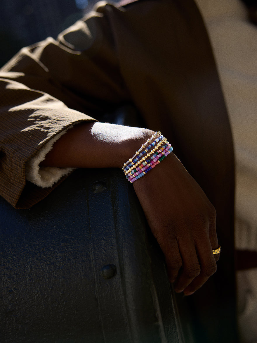 Emily Semi-Precious Bracelet - Blue Multi