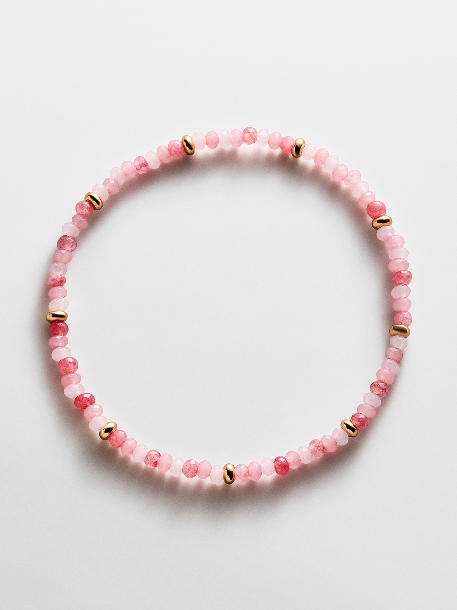 Emily Semi-Precious Bracelet - Light Pink Multi