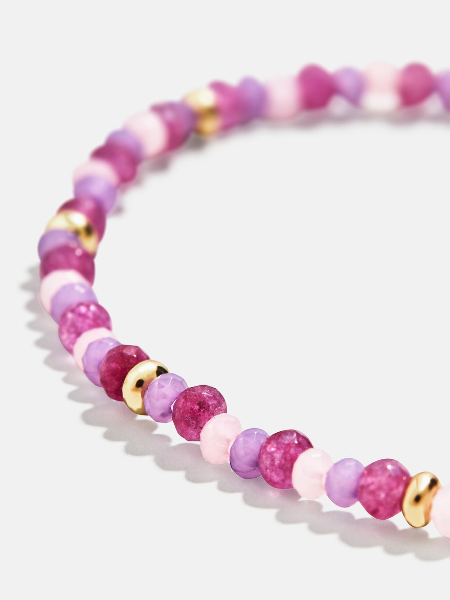 Emily Semi-Precious Bracelet - Pink Multi