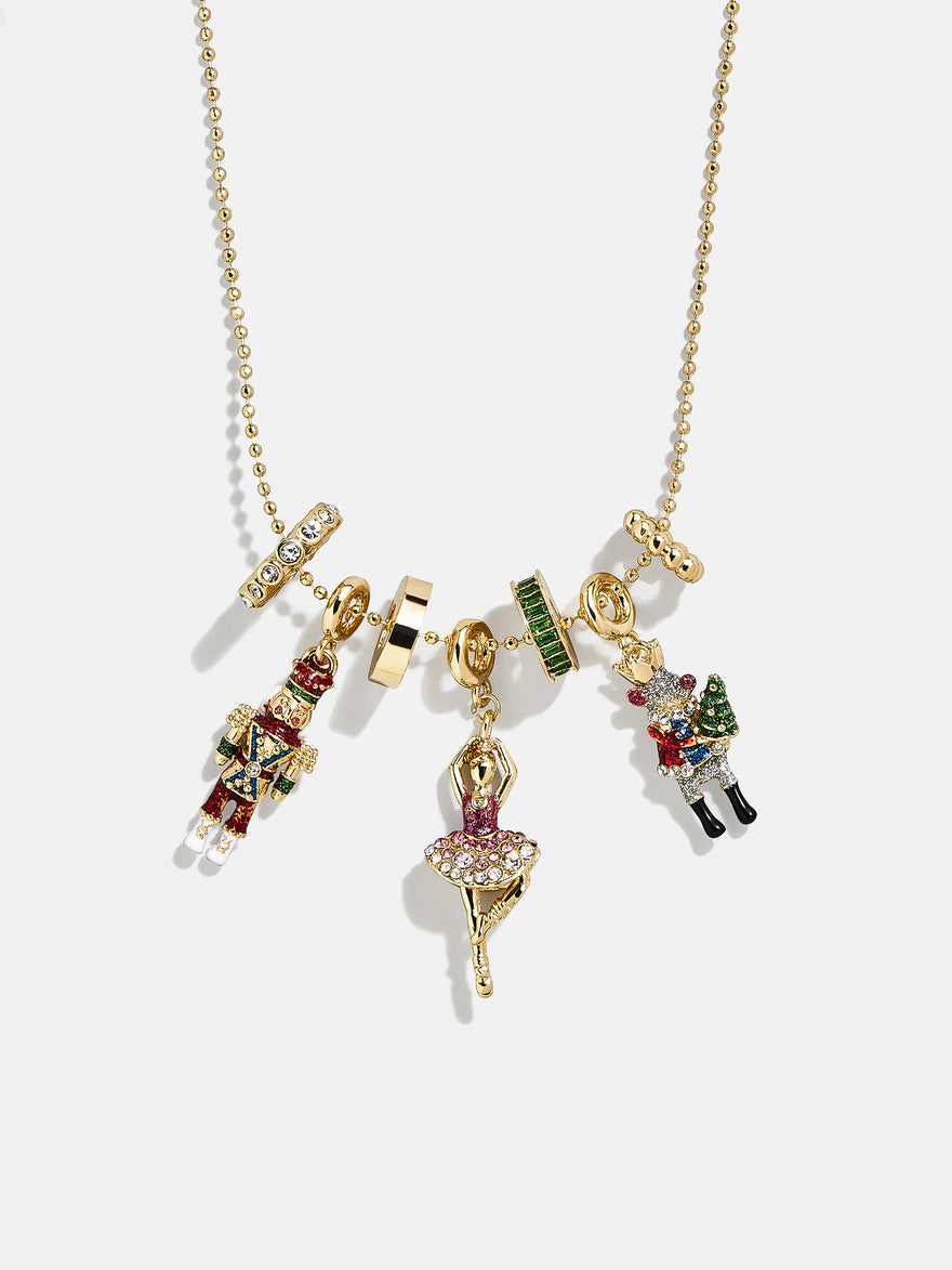 Nutcracker Ballet Christmas Charm Necklace - Nutcracker