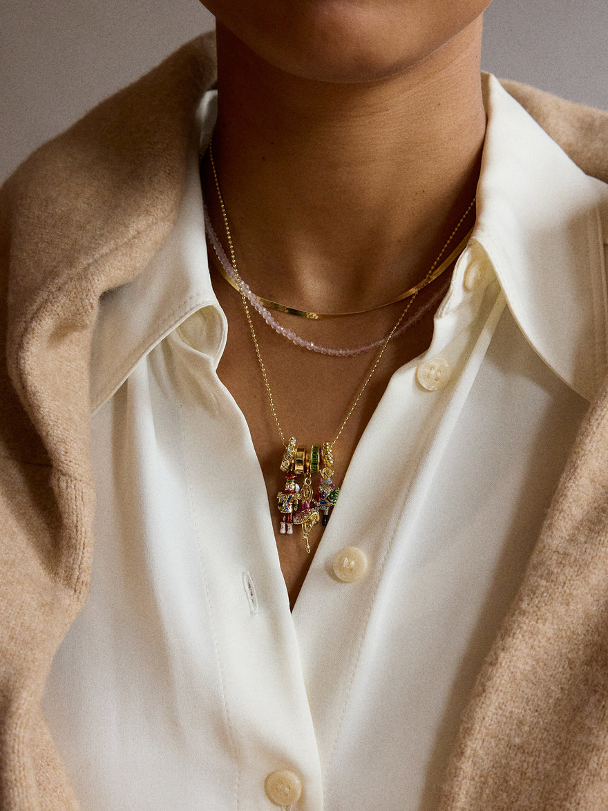 Nutcracker Ballet Christmas Charm Necklace - Nutcracker