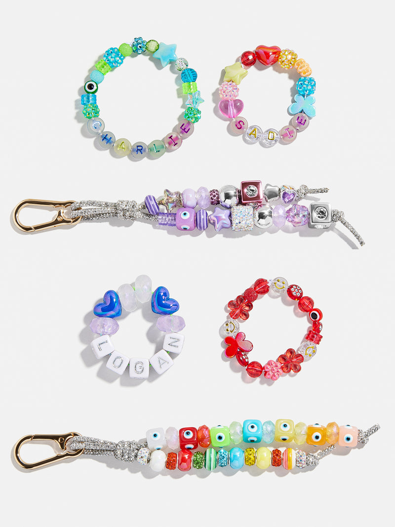 BaubleBar The Dream Duo Kids’ DIY Kit - Pink - 
    Children’s craft kit for bracelets and bag charms
  
