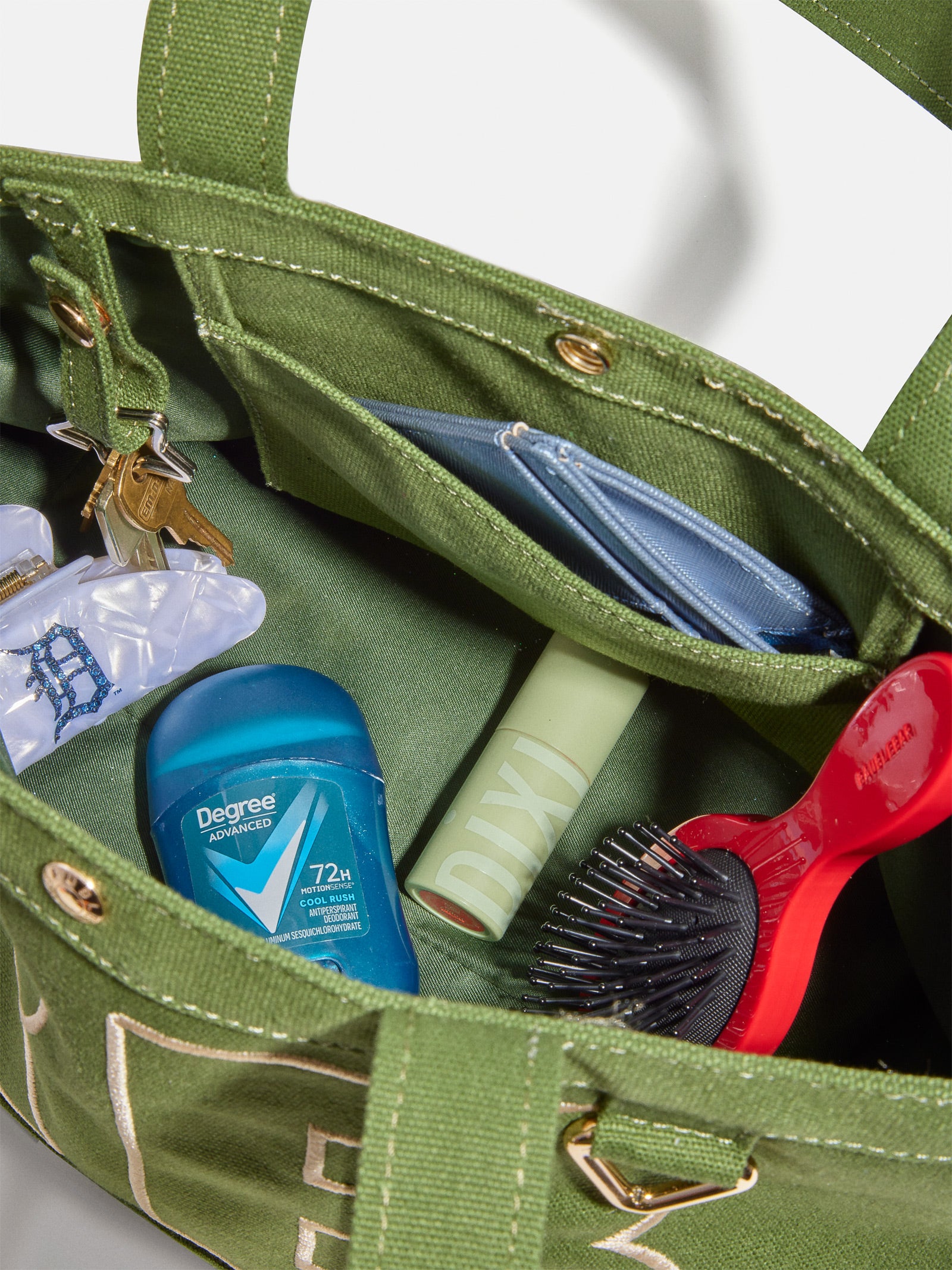 Custom Alpha Tote - Olive Green