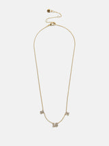 BaubleBar Varsity Number Custom Necklace - Three Gold Stations - 
    Personalized number necklace
  
