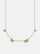 BaubleBar Varsity Number Custom Necklace - Four Gold Stations - 
    Personalized number necklace
  
