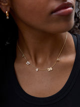 BaubleBar Varsity Number Custom Necklace - Five Gold Stations - 
    Personalized number necklace
  

