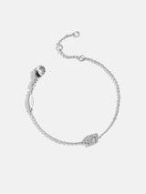 BaubleBar Varsity Number Custom Bracelet - One Silver Station - 
    Personalized charm bracelet 
  
