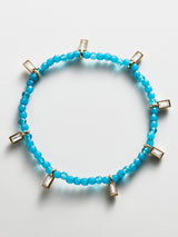 BaubleBar Crystal Beaded Bracelet - Aqua - 
    Stretch bracelet for stacking
  

