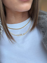 BaubleBar Billie 18K Gold Tennis Custom Nameplate Necklace - Block - 
    This Week Only: 15% Off Custom
  

