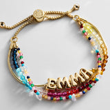 Rowan Semi-Precious Custom Layered Bracelet - Lisbon